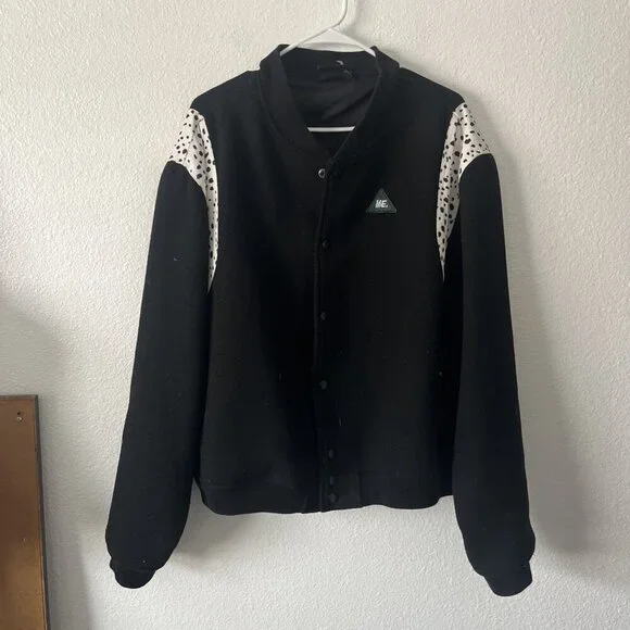 Melody Ehsani Black Power Purpose Varsity Jacket Women's Size 3XL - Picture 2 of 8